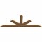 Ekena Millwork Saratoga Smooth Timber Gable Bracket, Western Red Cedar, 84"W x 31"H x 1 1/2"D x 5 1/2"F, 9/12 Pitch GBW084X31X0206SAR00SWR - alternate 2